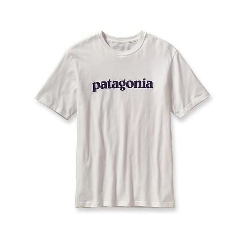 Hombres Patagonia Polera Text Logo